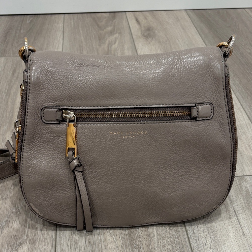Marc Jacobs leather saddle bag